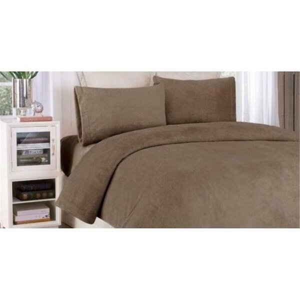 Soloft Plush Sheet Set, Brown - Queen, True North By Sleep Philosophy, Mfr#: BL20-0451